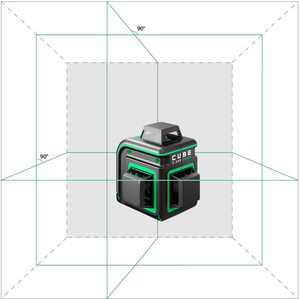 Лазерный уровень ADA CUBE 3-360 GREEN BASIC EDITION, фото 2