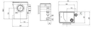 Канализационная насосная станция UNIPUMP SANIVORT 405 M (compact), фото 5