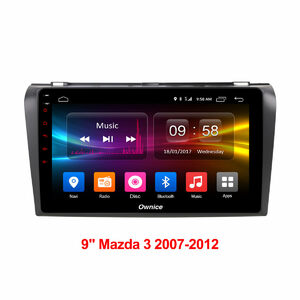 Штатная магнитола CARMEDIA OL-9503 DVD Mazda3 2003-2009 (BK), фото 2