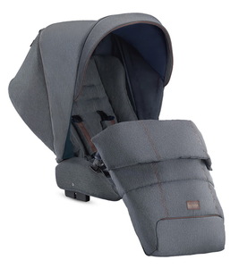 Коляска Inglesina Aptica System Duo 2 в 1 на шасси Aptica Graphite Coffee, Tailor Denim, фото 6