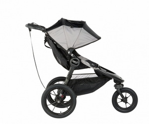 Коляска Baby Jogger Summit X3 BLACK/GRAY + Бампер BELLY BAR Mounting Brackets, фото 3