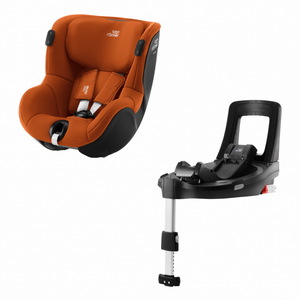 Автокресло Britax Roemer DUALFIX iSENSE Golden Cognac + база FLEX BASE iSENSE, фото 1