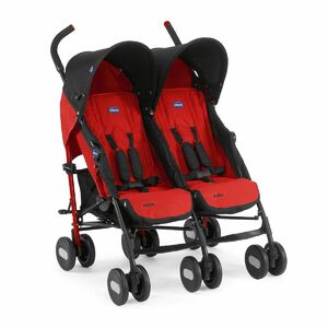 Коляска для двойни Chicco Echo Twin Stroller Garnet, фото 1