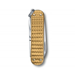 Нож-брелок Victorinox Classic SD Precious Alox, 58 мм, 5 функций, "Brass Gold", фото 3