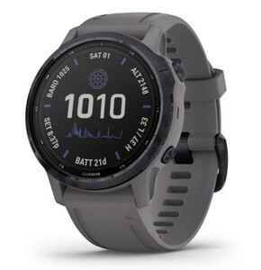 Garmin Fenix 6s Pro Solar аметистовый с темно-серым ремешком, фото 1