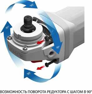 УШМ ЗУБР 180 мм 1800 Вт плавный пуск УШМ-180-1800 ПМ3, фото 2