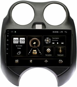 Штатная магнитола LeTrun 4196-9100 для Nissan March IV (K13) 2010-2013 на Android 10 (6/128, DSP, QLed) С оптическим выходом, фото 1