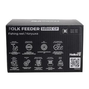 Катушка Folk feeder 5000S CP 4+1 подшип (HS-FF-5000S) Helios, фото 14