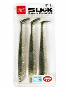 Виброхвосты LJ 3D Series SLICK SHAD PADDLE 6.0in (15.20)/Z11 3шт, фото 4