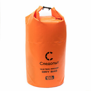 Гермомешок СЛЕДОПЫТ - Dry Bag без лямок, 100 л,ПВХ, цв. оранжевый, фото 2