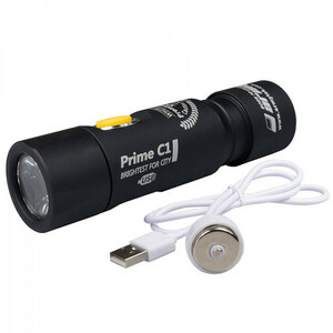 Фонарь светодиодный Armytek Prime C1 Magnet USB+18350, 1050 лм, аккумулятор, фото 2