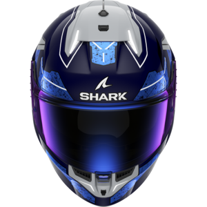 Шлем Shark SKWAL i3 RHAD Blue/Chrome/Silver XXL, фото 3