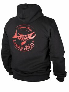 Худи Lucky John BR 04 (черный/красный р.XL), фото 3