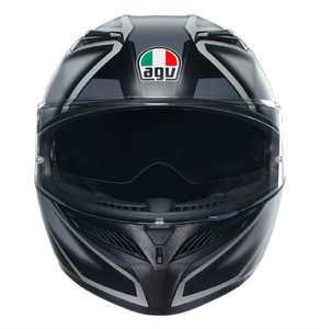 Шлем AGV K3 E2206 MPLK Compound Matt Black/Grey матовый XL, фото 3