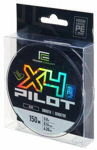 Шнур плетёный Feeder Concept Pilot x4 BRAID Black 150/014, фото 2