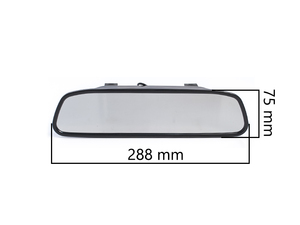 Зеркало заднего вида со встроенным монитором 4.3" AVEL AVS0401BM, фото 4