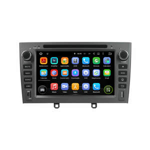 Штатная магнитола CARMEDIA KD-7604 DVD Peugeot 408 2012+, 308 2008-2014, RCZ 2010-2015 серый (поддержка бортового компьютера), фото 2