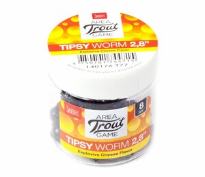 Слаги съедобные искусственные LJ Pro Series TIPSY WORM 2,8in (07.12)/T77 8шт., фото 4