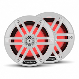 Влагозащищенные динамики 6.5" Rockford Fosgate M1-6, LED, RMS 75Вт, белые, фото 1