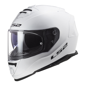 Мотошлем LS2 FF800 STORM II SOLID (белый глянцевый, White, L), фото 1