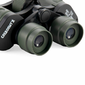 Бинокль СЛЕДОПЫТ, 7х35, зеленый-защитный, 165*50*145 мм, 540 гр., в чехле, фото 3