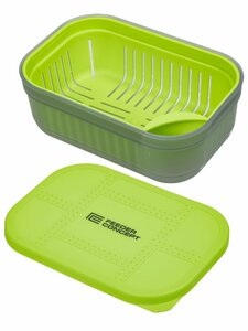 Коробка рыболов. для прикорм. и насад. с вент. крыш. и лот. FC FEEDER BAIT BOX 170×115×65, фото 3