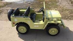 Детский автомобиль Toyland Jeep Willys YKE 4137 Matcha, фото 6