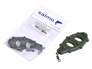 Груз Salmo с вертл. TURTLE SWIVEL green 120г, фото 2