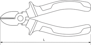 Thorvik CP00150 Бокорезы с двухкомпонентными рукоятками, 160 мм, фото 2