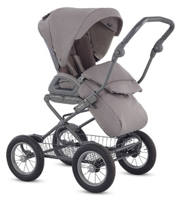 Коляска Inglesina Sofia System Duo 2 в 1 на шасси Ergo Bike, Sideral Grey, фото 7