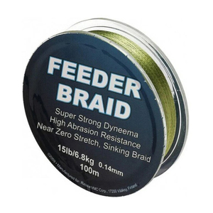 Леска плетеная SUFIX Feeder braid зеленая 100 м 0.18 мм 9,1 кг, фото 3