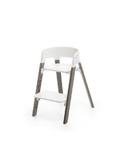 Стульчик Stokke Steps: сидение White, ножки Hazy Grey 349703, фото 2