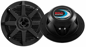 Влагозащищенные динамики BOSS Audio Marine MR62B (6.5", 200 Вт.) черный, фото 1