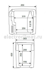 Термоэлектрический автохолодильник Dometic TropiCool TCX-21, фото 5