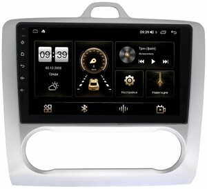 Штатная магнитола LeTrun 4196-9060 для Ford Focus 2005-2011 с климатом на Android 10 (6/128, DSP, QLed) С оптическим выходом, фото 1