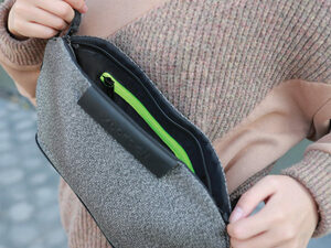 Сумка поясная для планшета до 7 дюймов XD Design Urban Bumbag, cерый, фото 24