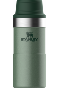 Зеленая термокружка STANLEY Classic 0,35L One hand 2.0 10-06440-014, фото 2