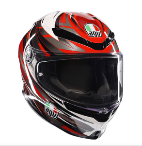 Шлем AGV K6 S E2206 MPLK Reeval White/Red/Grey глянцевый XL, фото 1