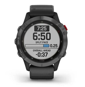 Garmin Fenix 6 PRO Solar серый с черным ремешком, фото 3