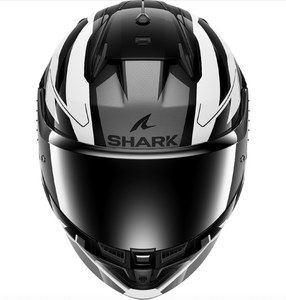 Шлем Shark D-SKWAL 3 SIZLER Black/White/Anthracite S (глянцевый), фото 3