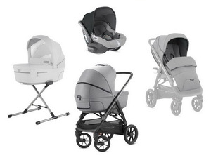 Коляска Inglesina Aptica XT System Quattro 4 в 1 на шасси Aptica XT, Horizon Grey, фото 1