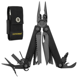 Мультитул Leatherman Charge Plus Black, 19 функций, черный, нейлоновый чехол (832513), фото 1