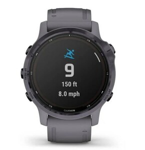 Garmin Fenix 6s Pro Solar аметистовый с темно-серым ремешком, фото 6