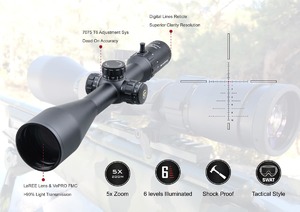 Оптический прицел Vector Optics Paragon 5-25x56 Gen II, сетка VPA-2 Mil, 30 мм, тактические барабаны, азотозаполненный, с подсветкой (SCOL-26P), фото 6