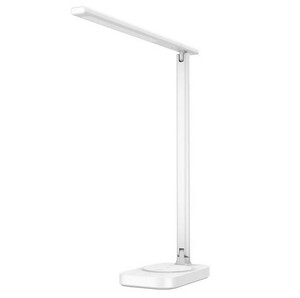 Настольная лампа Baseus Lett с беспроводной зарядкой Wireless Charging folding Desk Lamp White, фото 1