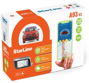 Автосигнализация StarLine A93 V2 2CAN+2LIN GSM ECO, фото 1