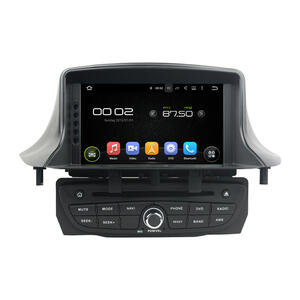 Штатная магнитола CARMEDIA KDO-7237 DVD Renault Megane III 2009+, Fluence 2010+ черный привод, фото 1
