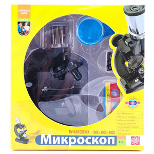 Микроскоп игрушечный EDU-TOYS 100x, 200x, 300x, фото 4