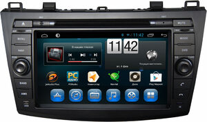 Штатная магнитола CARMEDIA QR-8018 DVD Mazda 3 2009-2013 (BL), Axela 2009-2013, фото 1