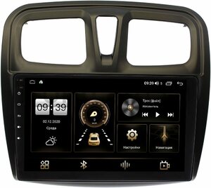 Штатная магнитола Renault Logan II 2013-2020, Sandero II 2013-2020 LeTrun 4165-1090 на Android 10 (4G-SIM, 3/32, DSP, QLed), фото 1